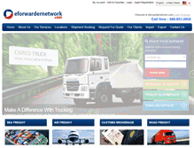 Tablet Screenshot of eforwardernetwork.com